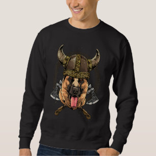 Viking German Shepherd Renaissance Norse Pagan Val Sweatshirt