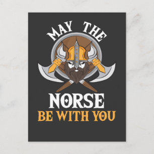 Viking Gift - May The Norse Be With You Postcard