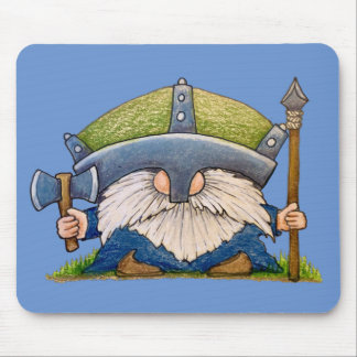 Viking Gnome Mouse Pad