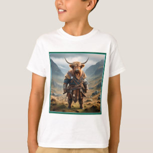 Viking Highland Cow,  T-Shirt