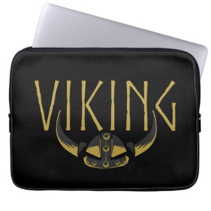Viking Horned Helmet Laptop Sleeves