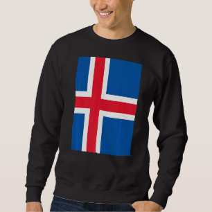 Viking Icelandic Retro Vintage National Flag Icela Sweatshirt