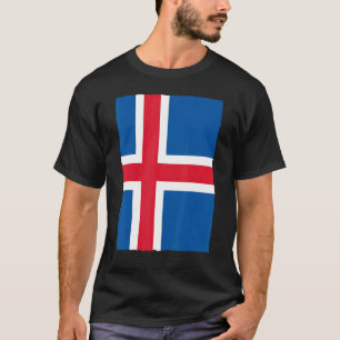 Viking Icelandic Retro Vintage National Flag Icela T-Shirt