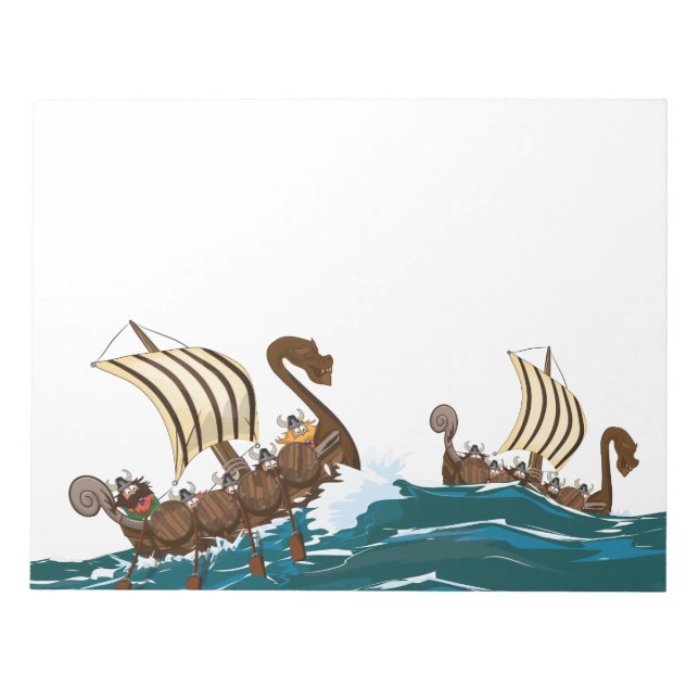 Viking Invasion Fleet Notepad (Front)