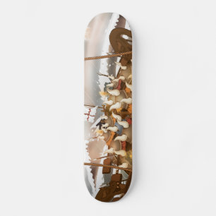 Viking Invasion Fleet Skateboard
