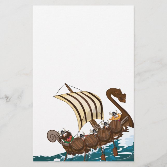 Viking Invasion Fleet Stationery (Front)