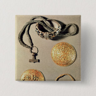 Viking jewellery TtoB LtoR 15 Cm Square Badge