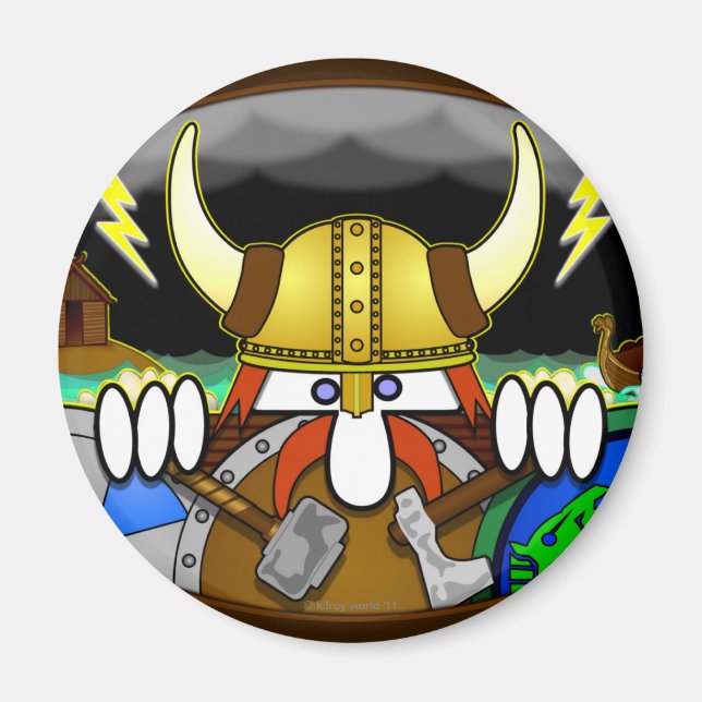 Viking Kilroy Magnet (Front)