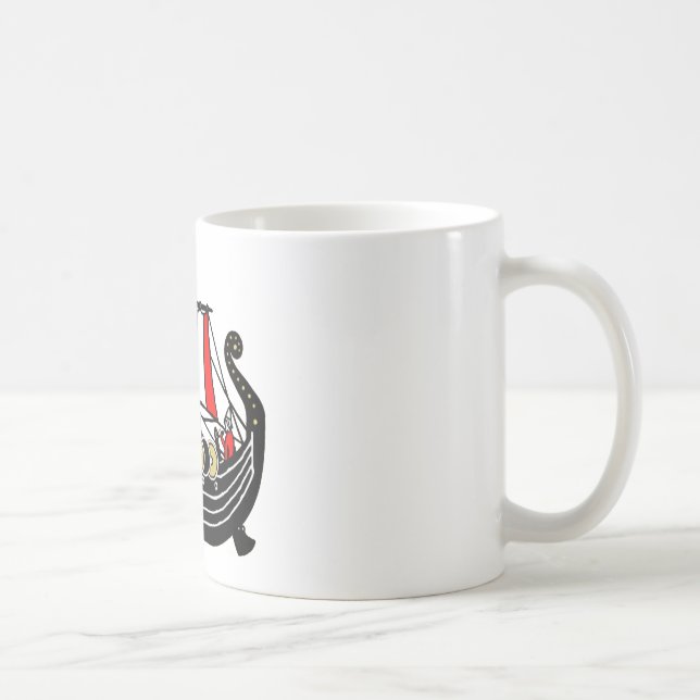 Viking Long Ship for Vikings Coffee Mug (Right)