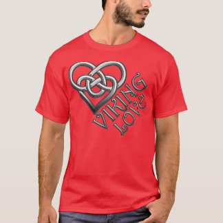 Viking Love Celtic knot heart T-Shirt