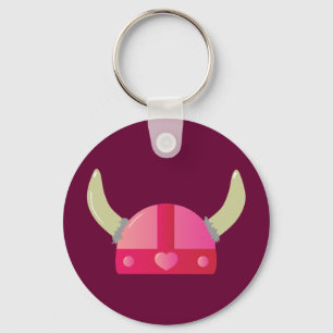 Viking Love Helmet Key Ring