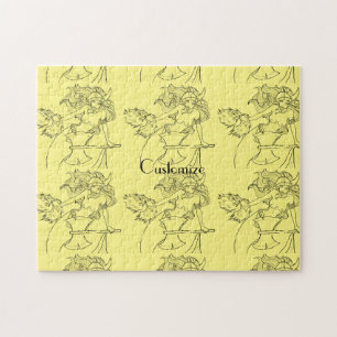 Viking Mermaid Warrior Thunder_Cove Jigsaw Puzzle