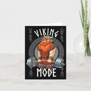 Viking Mode Gym Bodybuilding  Card