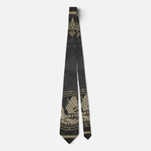 Viking mystical charm with elegant Celtic knots. Tie