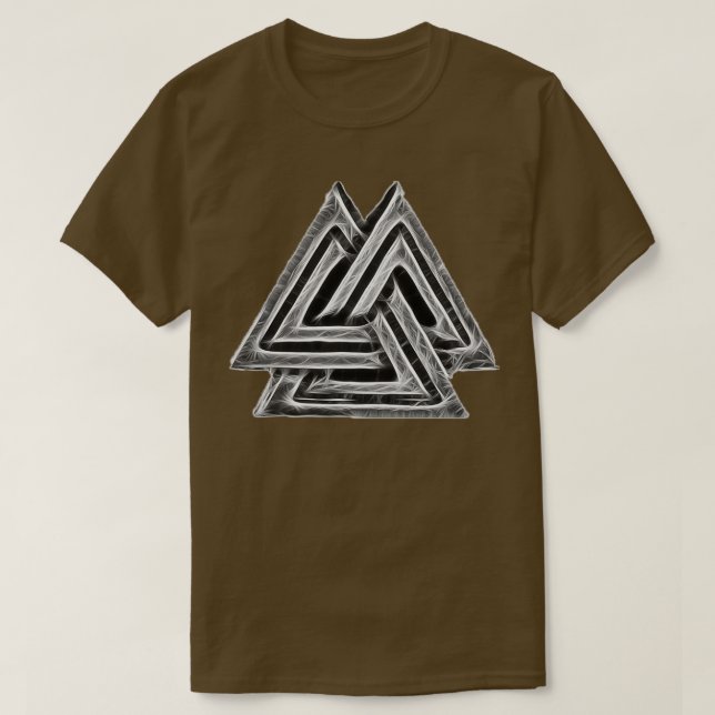 Viking Mystical Rune T-Shirt (Design Front)