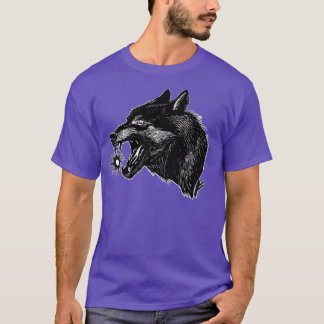 Viking mythology Wolf Fenrir eating the Sun T-Shirt