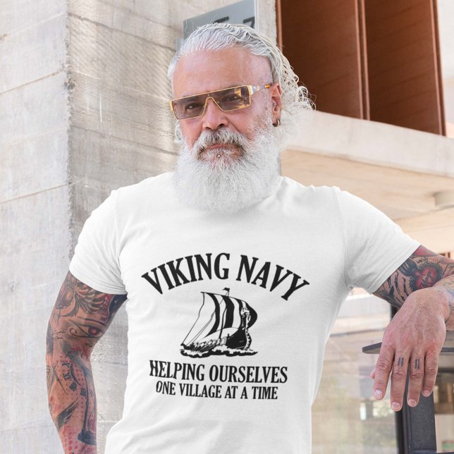 Viking Navy T-Shirt (Creator Uploaded)