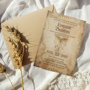 Viking Norse Saga Wedding Invitation