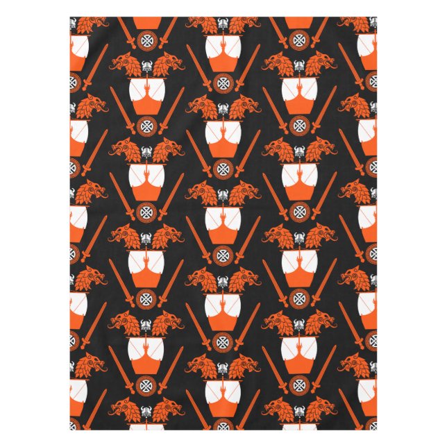 Viking Norseman Home Decor Tablecloth (Front)
