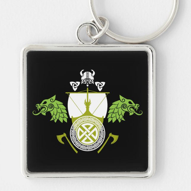 Viking Norsemen Key Ring (Front)