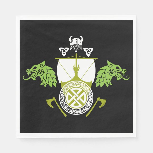 Viking Norsemen Napkin (Front)