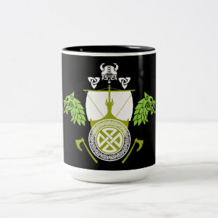 Viking Norsemen Two-Tone Coffee Mug
