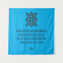 Viking Odin Old Norse Quote Banner Tapestry Flag