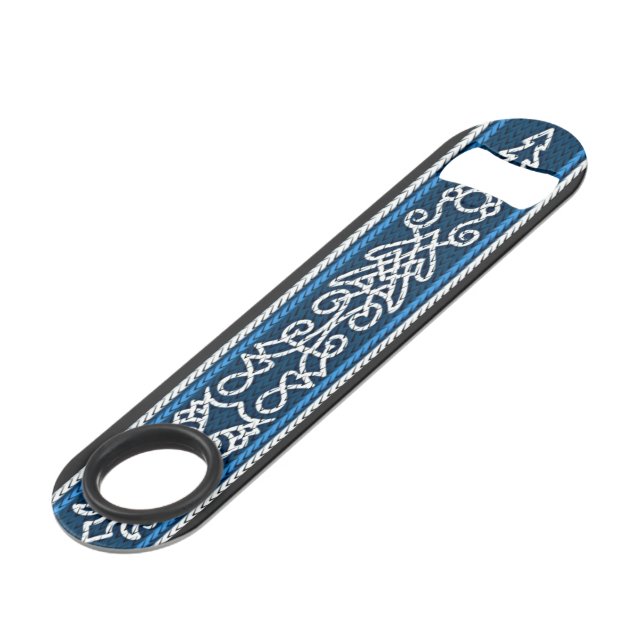 Viking Pattern Blue (Front Angled)