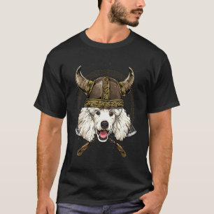 Viking Poodle Renaissance Norse Pagan Valhalla Dog T-Shirt