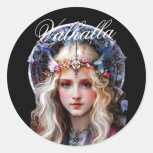 Viking Princess (Valhalla) Classic Round Sticker