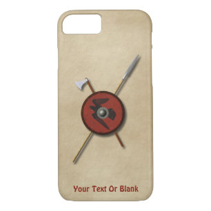 Viking Raven Shield And Weapons iPhone 8/7 Case