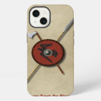 Viking Raven Shield And Weapons