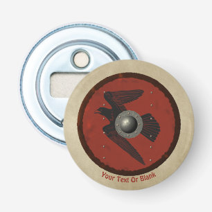 Viking Raven Shield Bottle Opener