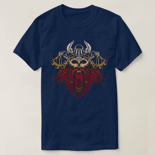 Viking Robot T-Shirt (Design Front)