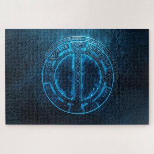 Viking Rune Circle Jigsaw Puzzle