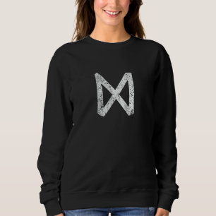 Viking Rune Dagaz - Runic Futhark Norse Mythology Sweatshirt