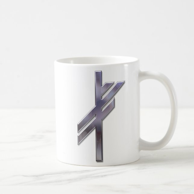 Viking Rune-luck-silver Coffee Mug (Right)