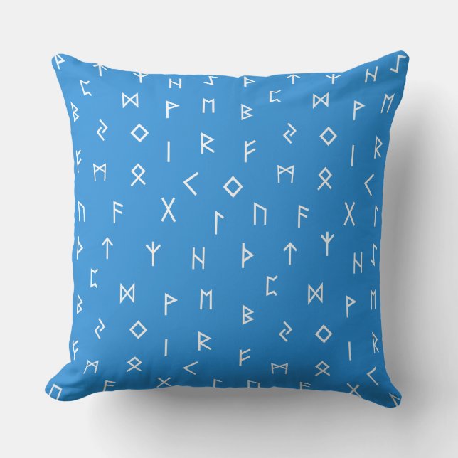 Viking Runes Cushion (Front)