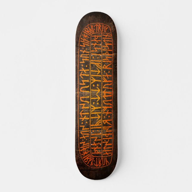 Viking Runes Skateboard (Front)
