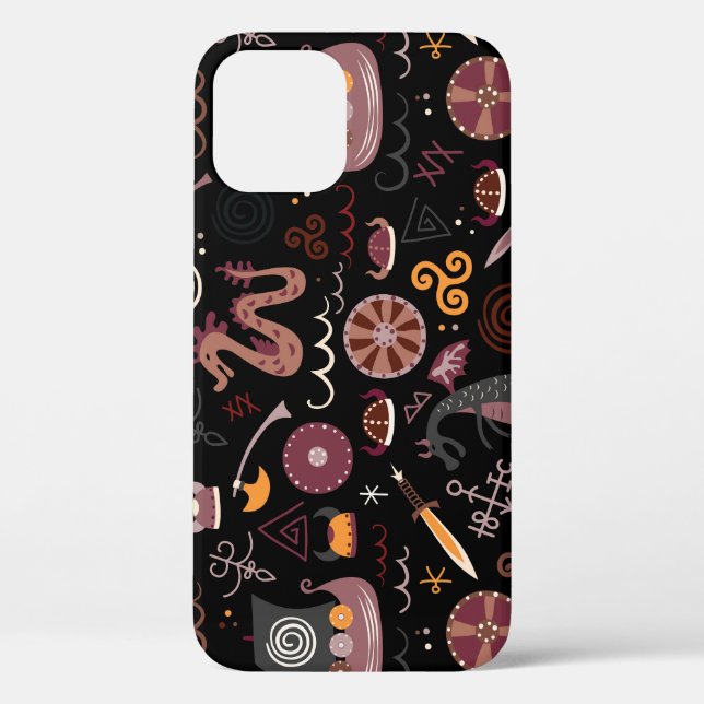 Viking: Seamless, Graphic Design. Case-Mate iPhone Case (Back)