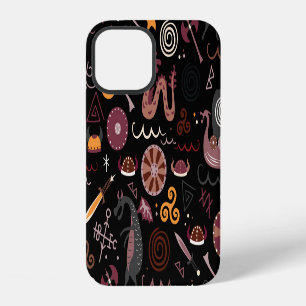 Viking: Seamless, Graphic Design. iPhone 12 Case