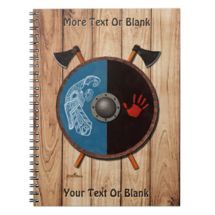 Viking Shield and Axes Notebook