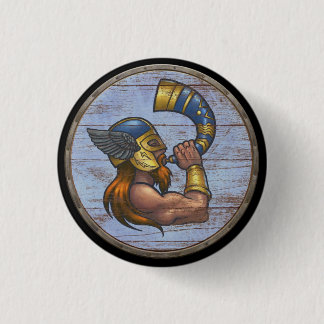 Viking Shield Button - Heimdallr