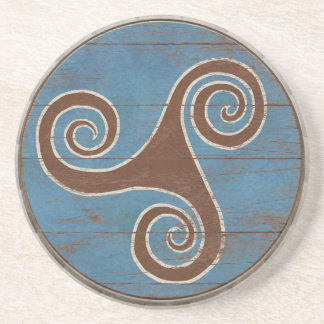 Viking Shield Coaster - Triskele