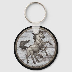 Viking Shield Keychain - Sleipnir