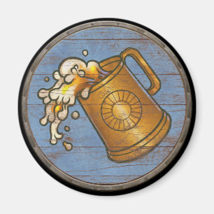 Viking Shield Magnet - Tankard