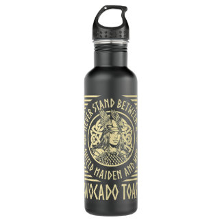 Viking Shield Maiden Avocado Toast Lover Norse Fun 710 Ml Water Bottle