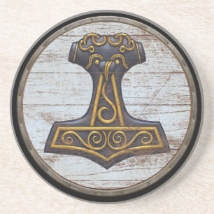 Viking Shield - Mjolnir Coaster