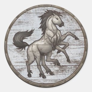 Viking Shield Sticker - Sleipnir