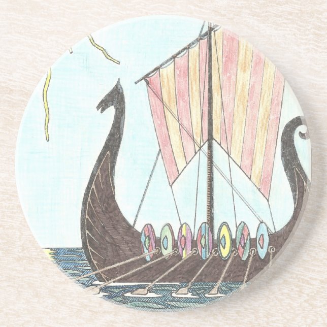 VIKING SHIP coaster (Front)